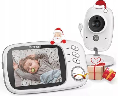 BOIFUN VB603 Video Babyfoon - Babyfoon met Camera - 3,2 inch scherm - Nachtzicht - 2-Weg Gesprek - Temperatuur - VOX