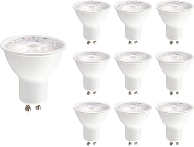 Kobi Premium LED Spot GU10 5W - 450lm - 3000K - 230V - 30.000 Branduren - Voor Plafondlampen, Hal of Woonruimte - GU10 Fitting - 10 stuks