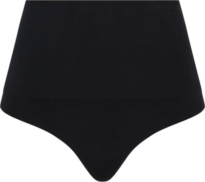Chantelle - Smooth Comfort - String met Hoge Taille - verstevigend - onzichtbaar - ZWART