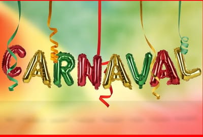 Folieballon letters CARNAVAL.