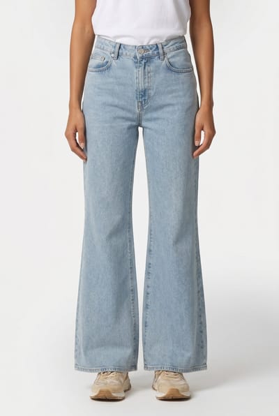Reiss Oe June-flared Jean Pale Blue Maat: W30 | Wijde Broeken Outlet | Dames | Blauw