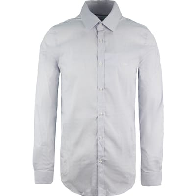 Lacoste Slim Fit Heren Blauw/Wit Overhemd