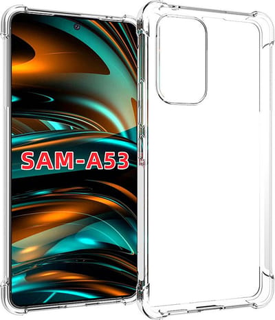 Hoesje Geschikt voor Samsung Galaxy A53 5G - Siliconen - A53 5G Hoesje Transparant Shock Proof Case