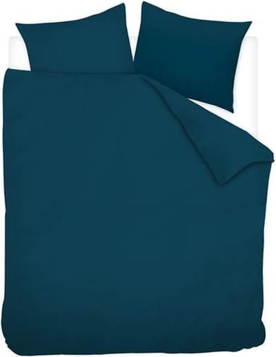 Snoozing Sade Dekbedovertrek - Extra breed - 260x200/220 cm - Blauw
