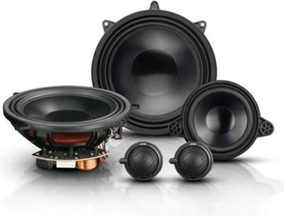 Emphaser EM-MBF3 - Autospeakers - Pasklare speakers Mercedes Sprinter W907 vanaf 2019 - 2 weg composet met centerspeaker - Custom Fit speakers - Audio Upgrade