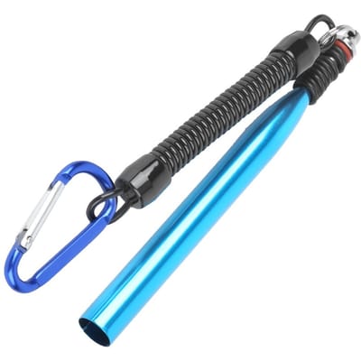 Aluminiumlegering Wacky Rig Tool Bloedworm Zacht Aas Bindring met O Rubber Ringblauw gray