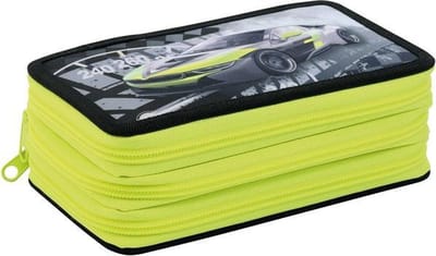 Eberhard Faber etui - gevuld - 36 delig - 3 laags - race auto - EF-577571