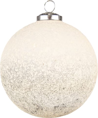 Clayre & Eef Kerstbal Overig Ø 12 cm Beige Glas Kerstballen