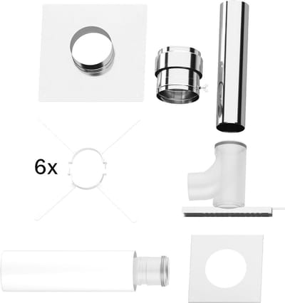 Bosch Afvoergasaccessoires FC-Set110 Gbsatz cascade C93x in schacht d:110/160, 7738113211