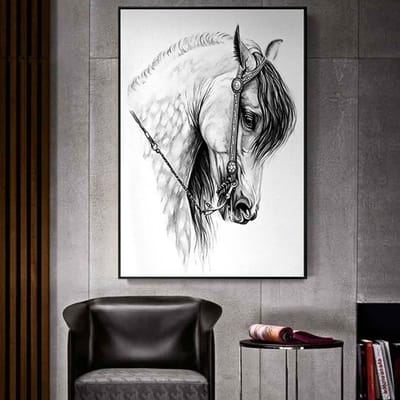 5D volledige boor ronde diamant schilderij dieren paarden DIY schilderij kruissteek diamant borduurwerk 20X30CM