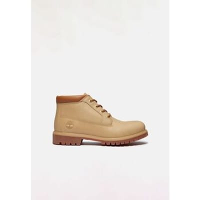 Laarzen Timberland TB0A6DVDEN21 - HRTG MID LACE WATERPROOF-MEDIUM BEIGE FULL GRAIN