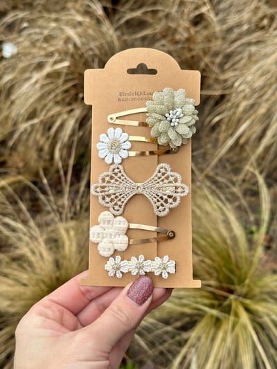 Haarspeldjes voor meisjes - Haaraccessoires meisjes - Haarspeldjes voor meisjes en baby's - Haarknipjes - Haarclips - handgemaakte haaraccessoires – Haarknipjes Glitter – Cadeautje – Haaraccessoires bruiloft
