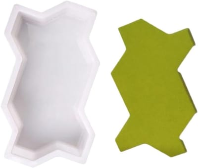 Bestratingsvorm - Tuinpad mal - Decoratie maken - Herbruikbaar gereedschap - 25x25x4 cm - Zwart