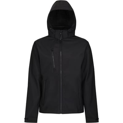 Regatta Heren Venturer 3-laags membraan Soft Shell Jas (Zwart)