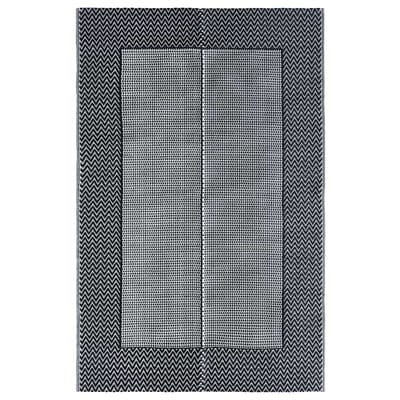 vidaXL - Buitenkleed - ARAKIL - 120x180 - cm - PP - grijs