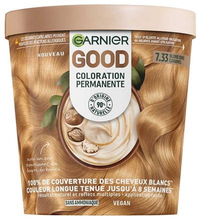 Garnier Goed Permanent Kleur Zonder Ammoniak 160 ml (Kleuren : 7.33 Goudblond Karamel)