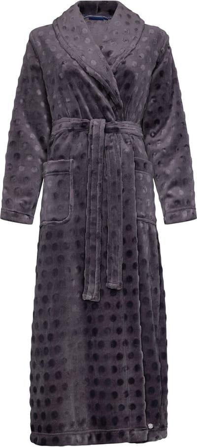 Pastunette Badjas - Lang - Fleece - Grijs - Maat 40