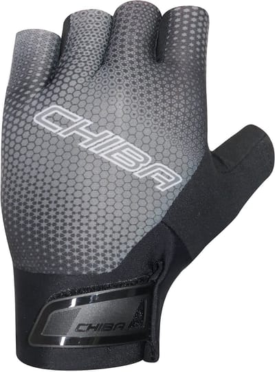 Chiba fietshandschoen - Ergo Superlight - Zomer - Donkergrijs - maat S