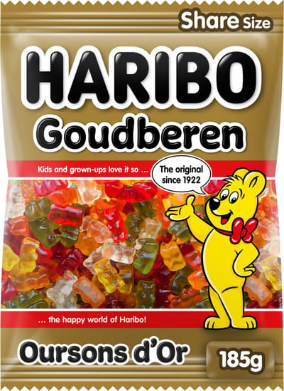 Haribo Goudbeertjes - 20 x 185 gr - Voordeelverpakking