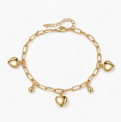 Armband - Armband Voor dames - Vrouwen - Verguld - Goudkleurig - Meerkruisig kubieke hartarmband - feest sieraden - verjaardag cadeau - cadeau