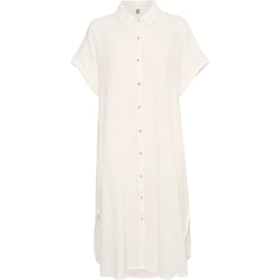 Jurk Oversize fit Spring Gardenia white