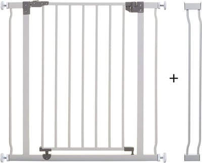 Dreambaby Liberty auto close klemhekje (84-90cm) | Wit - Breed traphekje - Wit klemhekje