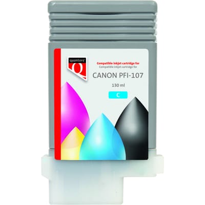 Inktcartridge Quantore alternatief tbv Canon PFI-107 blauw