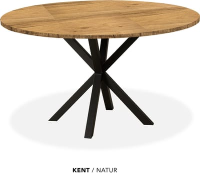 Maxfurn - Eettafel rond | Zeer krasvast | Kleur: Natur | diameter 120cm