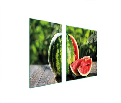 TMK ArtDeko Serie - Snijplank - Glas - Arbuz-Motief - 100x52 cm