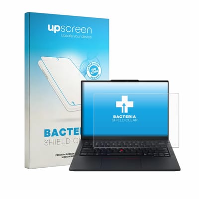 upscreen - Screenprotector voor Lenovo ThinkPad E14 Gen 8 - Folie Beschermfolie transparant antibacterieel