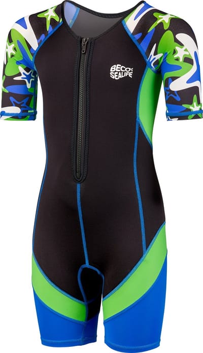 Beco -sealife Wetsuit Blauw/groen - 92