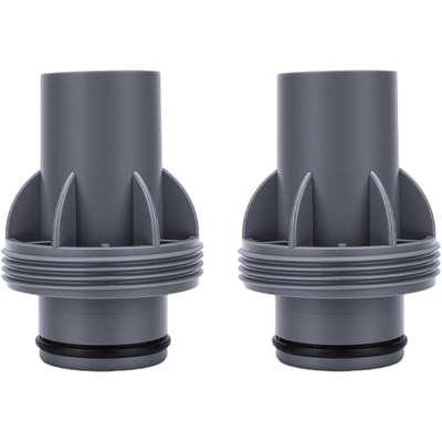 2 STUKS Zwembadslang Adapter Geschikt voor P6916 Goede Afsluiting Plastic 1,5 Inch Zwembadfilterpomp Slangadapter E
