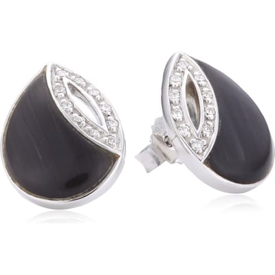 Orphelia Dames 925 Sterling Zilveren Stud Oorbellen - Zilver ZO-5929