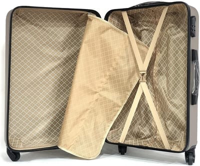 Middelgrote koffer voor handbagage met of zonder make-upvak