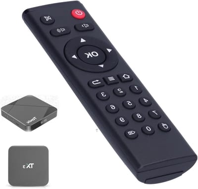 Vervangende Afstandsbediening voor Android TV Box, Geschikt voor Tanix TX5 Max, TX3 Max, TX6 en TX92 met Duurzame ABS Behuizing en Silicone Knoppen