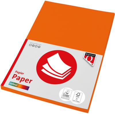 Kopieerpapier quantore col-100 a4 120gr oranje