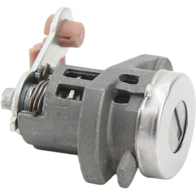 Linksvoor Deurslotcilinder Zinklegering Uitstekende Mechanische Stabiliteit Vervanging voor MAZDA 3 gray