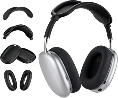 Dailygoods - 4-in-1 Siliconen Hoes voor Hoofdtelefoon