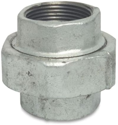 Schroefdraadfitting Gietijzer Koppeling Type Plat 3/4" IG x 3/4" IG