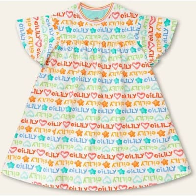 Oilily Djenda Jurk- maat140/10yr Wit