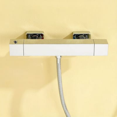 Auralum Max Doucheset Met Handdouche - 70 cm Glijstang - Inclusief Zeepschaal - 4 Standen - Glijstangset - Waterbesparend - Chroom