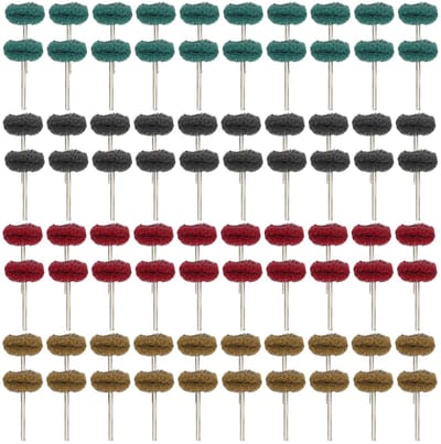 Set van 80 Slijp- en Polijstschijven met 3 mm Schroefdraad voor Rotatiegereedschap