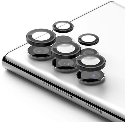 Solidenz Camera Lens Protector - Geschikt voor Samsung Galaxy S25 Ultra - Zwart