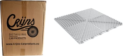 CRIJNS - Dalles - Floor Tiles - Trax - PRO - 39,50x39,50cm - BOX - 30 Items - Grey