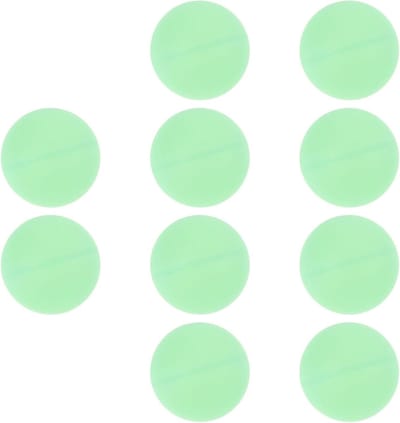 Lichtgevende Pingpongballen - Glow in dark - Avondfeesten - Herbruikbaar ontwerp - 10 stuks - Wit