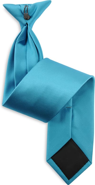 JB Collection - Clipstropdassen - clipstropdas turquoise repp - turquoise