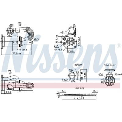 UitlaatgasRadiator NISSENS 989453