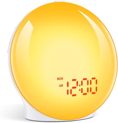 Licht Wekker Wake Up Light- Digitale Wekker met Lamp - Slaaphulp met USB Aansluiting - Sfeerlicht