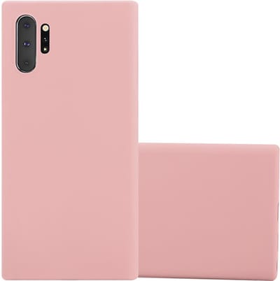 Cadorabo Hoesje geschikt voor Samsung Galaxy NOTE 10 PLUS in CANDY ROZE - Beschermhoes gemaakt van flexibel TPU silicone Case Cover