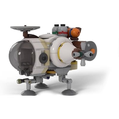 Interstellaire Grens Ruimtevaartuig Bouwstenen voor Kinderen Creatieve Ruimte Luchtschip Ruimteschip Speelgoed Cadeau gray